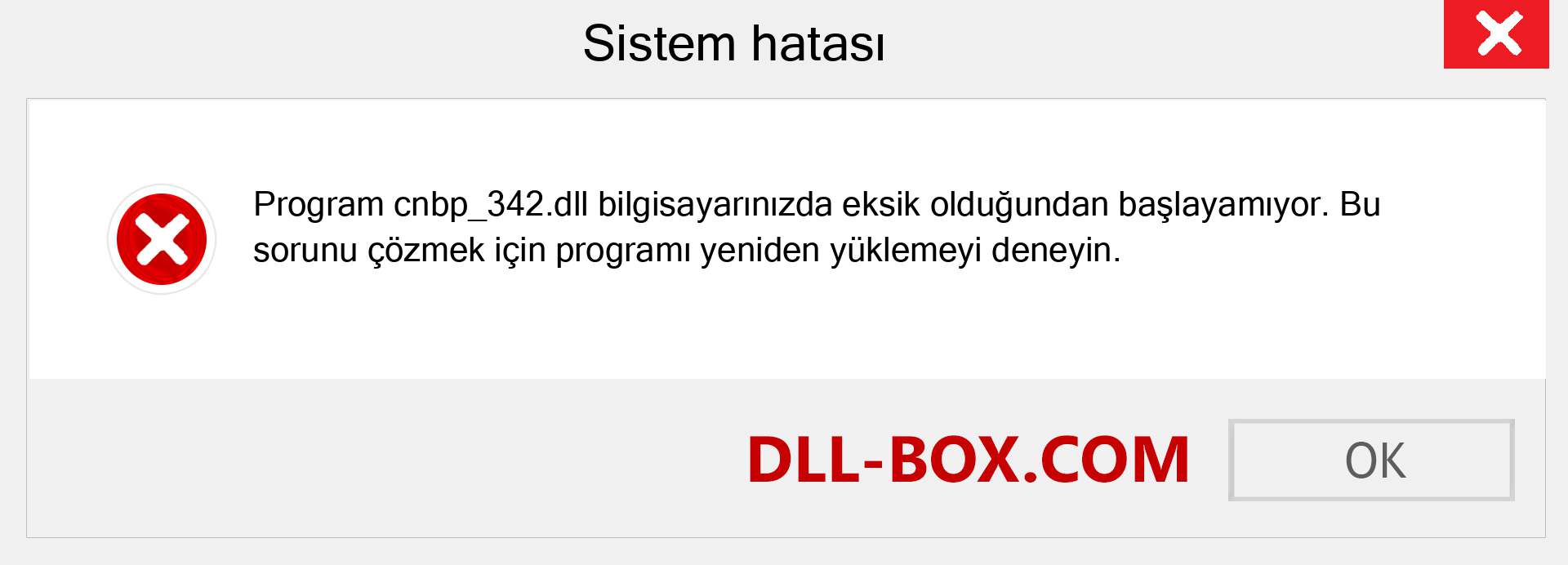 cnbp_342.dll dosyası eksik mi? Windows 7, 8, 10 için İndirin - Windows'ta cnbp_342 dll Eksik Hatasını Düzeltin, fotoğraflar, resimler